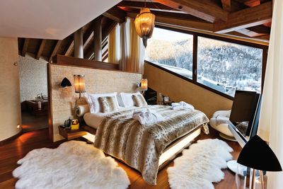 Gardinsystem, Colorama 2, Room shot "Chalet Peak", Zermatt, Switzerland
